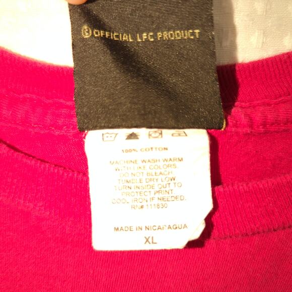 LFC Daniel Sturridge 15 Red Graphic T-Shirt XL Liverpool FC Soccer Shirt Men - Picture 4 of 7